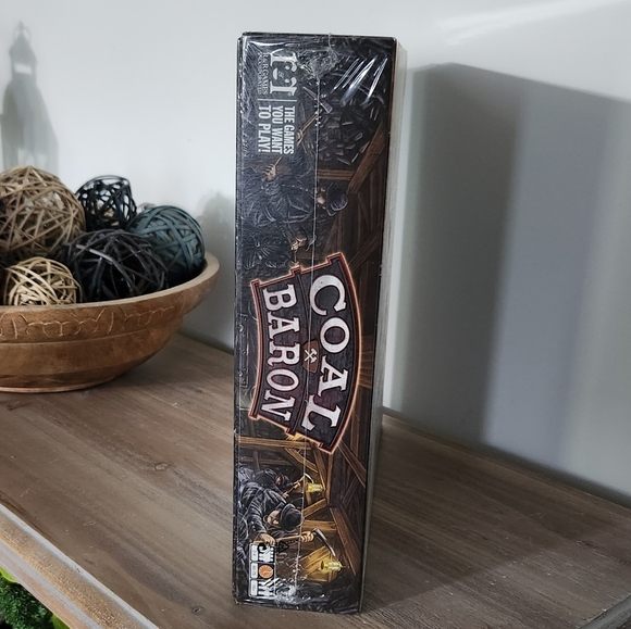 🎲🏭 Coal Baron Board Game Brand New, Factory Sealed! Perfect family game night - Picture 2 of 13